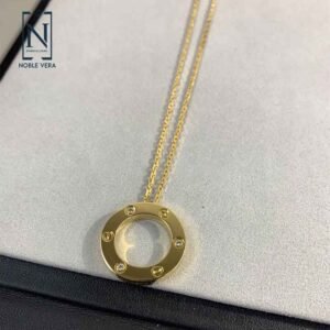 Cartier Love Necklace Yellow Gold With 3 Diamonds